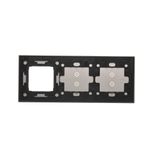 Single frame, metal, Champagne inox