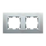 Double frame, metal, aluminum / aluminum matt