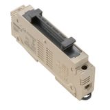 Fuse terminal, Screw connection, dark beige, 25 mm², 32 A, 1500 V, Number of connections: 2, Number of levels: 1, TS 35