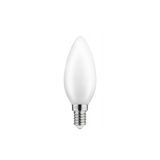 LED LIGHT SOURCE, MILK FILAMENT, A-G, C35, 4000K, E14, 4,0W, AC220-240V, 360°, 420lm, 44mA