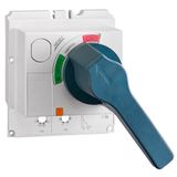 Rotary handle complete, lockable for MX2, thermal release