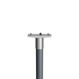 Pole mounting L 346 B 136 H 204 d 108 colour: silver