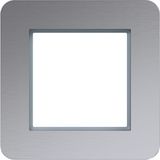 Cover frame single, C.8, aluminium