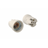 Ceramic socket E40, white