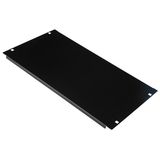 19" Blank panel, screwed, 19", 6U, RAL9005