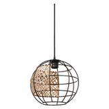 DECOR CAGE GLOBE PENDANT E27 BK OSRAM