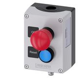 Enclosure for command devices, 22 mm, round