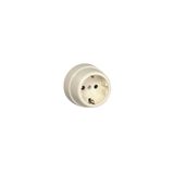 EARTH SOCKET (SCHUKO TYPE) IVORY