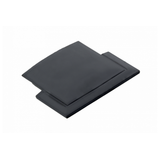 Plug for profile PA-GLAX-AL, (set of 10 pcs.), black