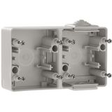 DOUBLE HORIZONTAL BASE GREY