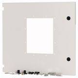 XTMPIX16FD-H550W600 Front door for IZMX16, fixed, HxW=550x600mm, IP55, grey