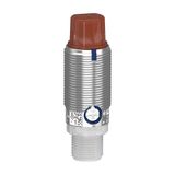 PHOTOELECTRIC SENSOR CYLINDRICAL IOLINK METAL ANGLE REFLEX SN5M PNP/NP