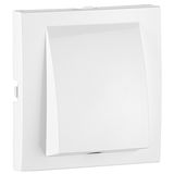 COVER PLATE F/WALL ROSES WHITE