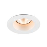 NEW TRIA® 68, recessed ceiling light, 2700K, 38°, IP 20 / IP 65, round, white