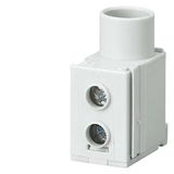 Center infeed terminal 50 mm2 for pin busbars according to UL 508