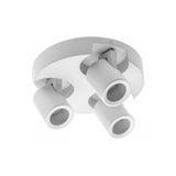 Ceiling luminaire BLINK, GU10, max. 3*20 W, IP20, triple, white