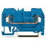 2-conductor through terminal block 2.5 mm² suitable for Ex i applicati