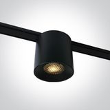 43110F/B/V BLACK 6W 48V CCTV IP20 HONEYCOMB FLAT MAGNETIC