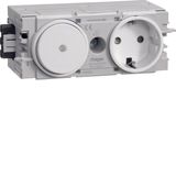 Socket-outlet+Switch Wago C-Profile pw