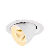 NUMINOS© GIMBLE M, recessed ceiling light, 3000K, 20ø, wh