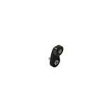 Plastic lever with technopolymer roller, 18 mm diameter