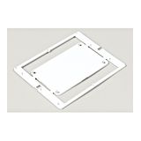 ABS plate 90x100mm, white, for type label for enclosure
