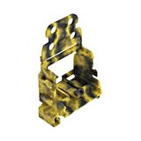 Wago Mounting adapter for TS 35, dark grey-yellow