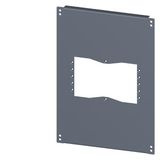 SIVACON, floor, with cut-outs for flanges, IPXX, D: 600 mm, W: 400 mm