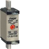 NH000-Fuse-link 10A 500V gG twin-Indicator insulated gripping lugs