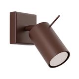 Wall lamp RING brown