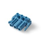 Coupler 3-p socket, blue