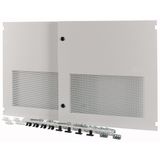 XTSZDSQV3-H700W1350 Section wide door, ventilated, HxW=700x1350mm, IP31, grey