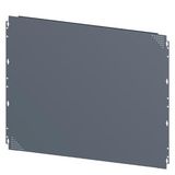 SIVACON, mounting plate, Quick assembly with screws, perforated, H: 800 mm, W: 1000 mm, zinc-plated