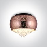 CEILING LIGHT COPPER 6x9W G9 100-240V