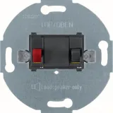 Speaker connection box, anthracite matt, flush-mounted module insert