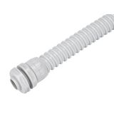 TCXG-10.30 grijs  Kunstst. spiraalslang + kunstst. spiraal