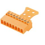 PCB plug-in connector, male plug, 3.81 mm, Number of poles: 12, 180°, Clamping yoke connection, Clamping range, max. : 1.5 mm², Box