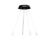 Wire suspension for Novia R 600/900 round, black, l=1,5m