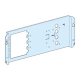 MOUNTING PLATE NSX 250 HZ. FIX+MOT/PLUG-IN