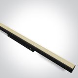 42100BAL/B/V BLACK DALI 16W LINEAR LIGHT CCTV 48V IP20