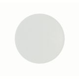 Button plate, flush, white