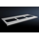 VX Roof plate, WD: 850x400 mm, for cable entry glands