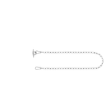 Chain with carabiner, steel, 1m