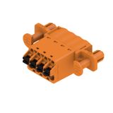 PCB plug-in connector, male plug, 5.08 mm, Number of poles: 4, 180°, PUSH IN with actuator, Clamping range, max. : 3.31 mm², Box