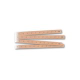 20x1 mm solid bar with M8 threaded holes - L=0,99m