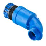 JKBH-M162 PMA FB FITTING,PA6,NW12,M16,Blue
