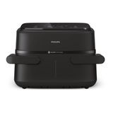 Philips Airfryer Dual Basket | NA150/00 1000 Series | Power 2450 W | Capacity 7 L | RapidAir Plus | Black