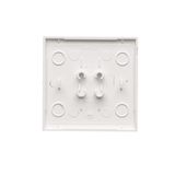 Triple frame, Inox, metallized