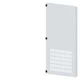 SIVACON, door half, left, with ventilation openings, IP20, H: 2000 mm, W: 800 mm, RAL