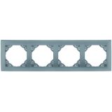 FOUR-GANG FRAME ALUMINIUM